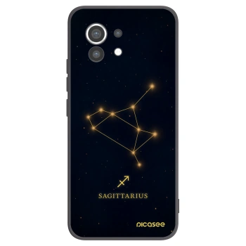 Picasee Xiaomi Mi 11 Hülle - Schwarzes Silikon - SAGITTARIUS