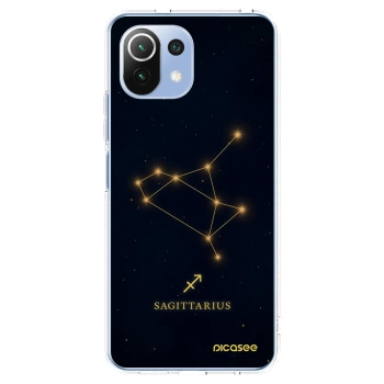 Picasee Xiaomi Mi 11 Lite Hülle - Transparentes Silikon - SAGITTARIUS