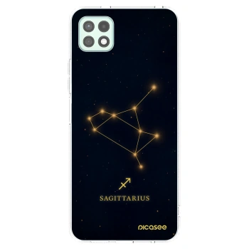 Picasee Samsung Galaxy A22 A226B 5G Hülle - Transparentes Silikon - SAGITTARIUS