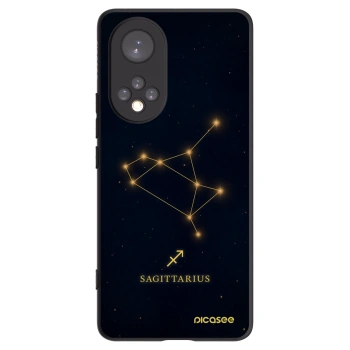 Picasee Honor 50 5G Hülle - Schwarzes Silikon - SAGITTARIUS