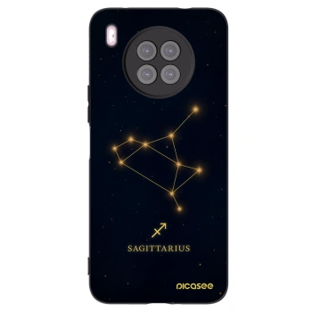 Picasee Huawei Nova 8i Hülle - Schwarzes Silikon - SAGITTARIUS