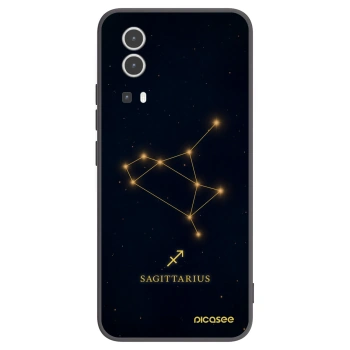 Picasee Vivo Y72 5G Hülle - Schwarzes Silikon - SAGITTARIUS