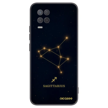 Picasee Realme 8 5G Hülle - Schwarzes Silikon - SAGITTARIUS