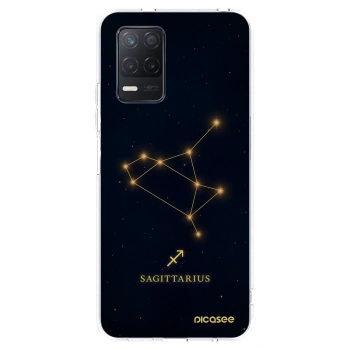 Picasee Realme 8 5G Hülle - Transparentes Silikon - SAGITTARIUS