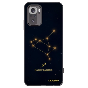 Picasee Xiaomi Redmi Note 11S 4G Hülle - Schwarzes Silikon - SAGITTARIUS