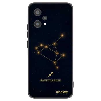 Picasee Realme 9 Pro 5G Hülle - Schwarzes Silikon - SAGITTARIUS