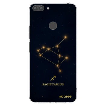 Picasee Huawei P Smart Hülle - Transparentes Silikon - SAGITTARIUS