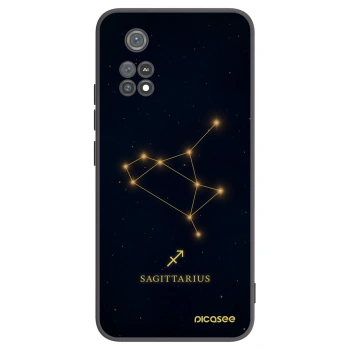 Picasee Xiaomi Poco M4 Pro Hülle - Schwarzes Silikon - SAGITTARIUS