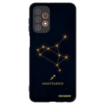 Picasee Samsung Galaxy A23 A235F 4G Hülle - Schwarzes Silikon - SAGITTARIUS