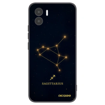 Picasee Xiaomi Redmi A1 Hülle - Schwarzes Silikon - SAGITTARIUS