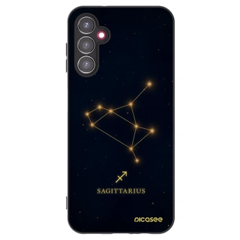 Picasee Samsung Galaxy A14 4G A145R Hülle - Schwarzes Silikon - SAGITTARIUS