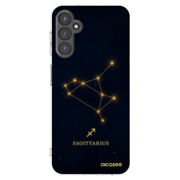 Picasee Samsung Galaxy A14 5G A146P Hülle - Transparentes Silikon - SAGITTARIUS