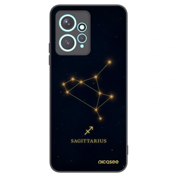 Picasee Xiaomi Redmi Note 12 4G Hülle - Schwarzes Silikon - SAGITTARIUS