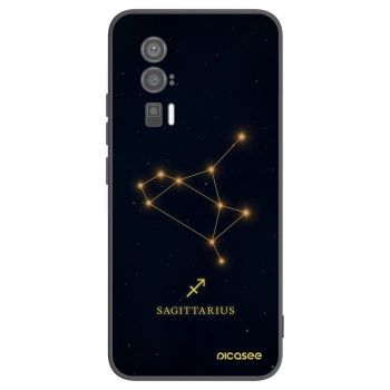 Picasee Xiaomi Poco F5 Pro 5G Hülle - Schwarzes Silikon - SAGITTARIUS