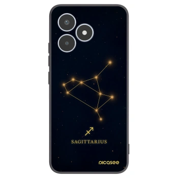 Picasee Realme C53 Hülle - Schwarzes Silikon - SAGITTARIUS