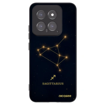 Picasee Xiaomi 14 Hülle - Schwarzes Silikon - SAGITTARIUS