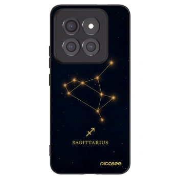 Picasee Xiaomi 14 Pro Hülle - Schwarzes Silikon - SAGITTARIUS