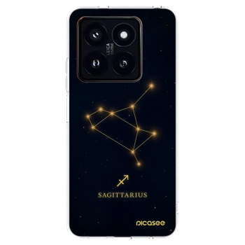 Picasee Xiaomi 14 Pro Hülle - Transparentes Silikon - SAGITTARIUS