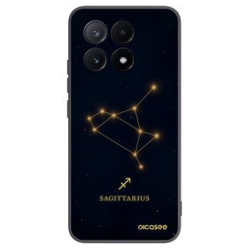 Picasee Xiaomi Poco X6 Pro Hülle - Schwarzes Silikon - SAGITTARIUS