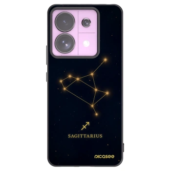 Picasee Xiaomi Redmi Note 13 Pro 5G Hülle - Schwarzes Silikon - SAGITTARIUS