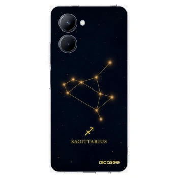 Picasee Realme C33 (2023) Hülle - Transparentes Silikon - SAGITTARIUS