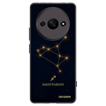 Picasee Xiaomi Redmi A3 Hülle - Schwarzes Silikon - SAGITTARIUS