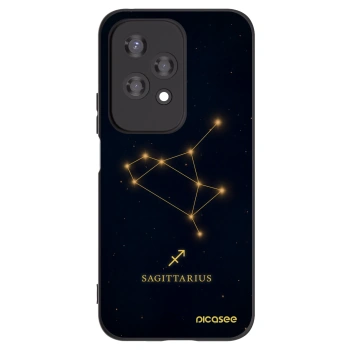 Picasee Honor 200 Lite Hülle - Schwarzes Silikon - SAGITTARIUS