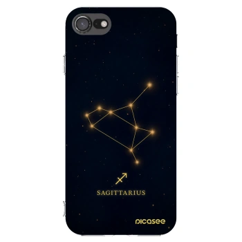 Picasee Apple iPhone 7 Hülle - Transparentes Silikon - SAGITTARIUS
