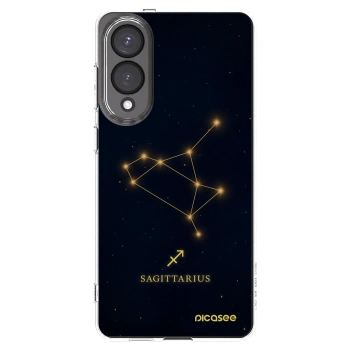 Picasee Samsung Galaxy S25 Edge 5G Hülle - Transparentes Silikon - SAGITTARIUS