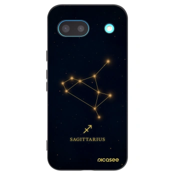 Picasee Google Pixel 8a Hülle - Schwarzes Silikon - SAGITTARIUS