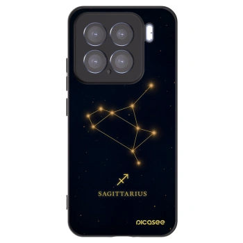 Picasee Xiaomi 15 Hülle - Schwarzes Silikon - SAGITTARIUS