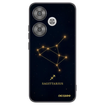 Picasee Xiaomi Poco F6 Hülle - Schwarzes Silikon - SAGITTARIUS