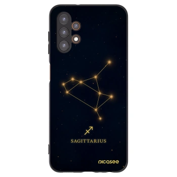 Picasee Samsung Galaxy A13 5G Hülle - Schwarzes Silikon - SAGITTARIUS