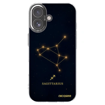 Picasee Apple iPhone 17 Hülle - Transparentes Silikon - SAGITTARIUS