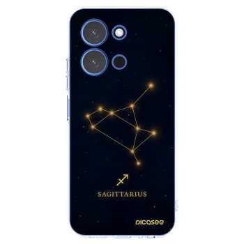Picasee Xiaomi Redmi 15C 4G Hülle - Transparentes Silikon - SAGITTARIUS