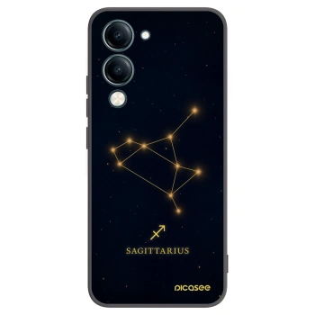 Picasee Vivo Y29s 5G Hülle - Schwarzes Silikon - SAGITTARIUS