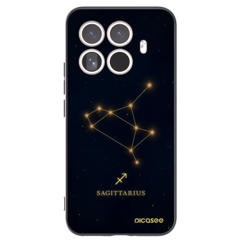 Picasee Xiaomi 15T Pro Hülle - Schwarzes Silikon - SAGITTARIUS