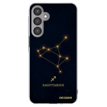 Picasee Samsung Galaxy A16 4G Hülle - Transparentes Silikon - SAGITTARIUS