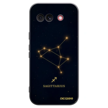 Picasee Google Pixel 10a Hülle - Schwarzes Silikon - SAGITTARIUS