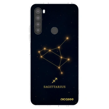 Picasee Xiaomi Redmi Note 8 Hülle - Transparentes Silikon - SAGITTARIUS