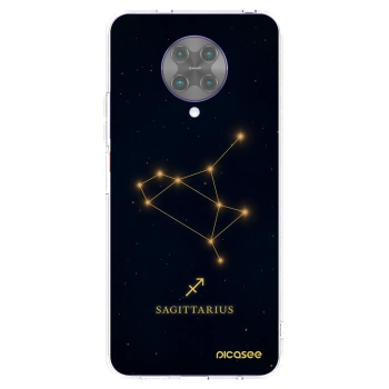 Picasee Xiaomi Poco F2 Pro Hülle - Transparentes Silikon - SAGITTARIUS