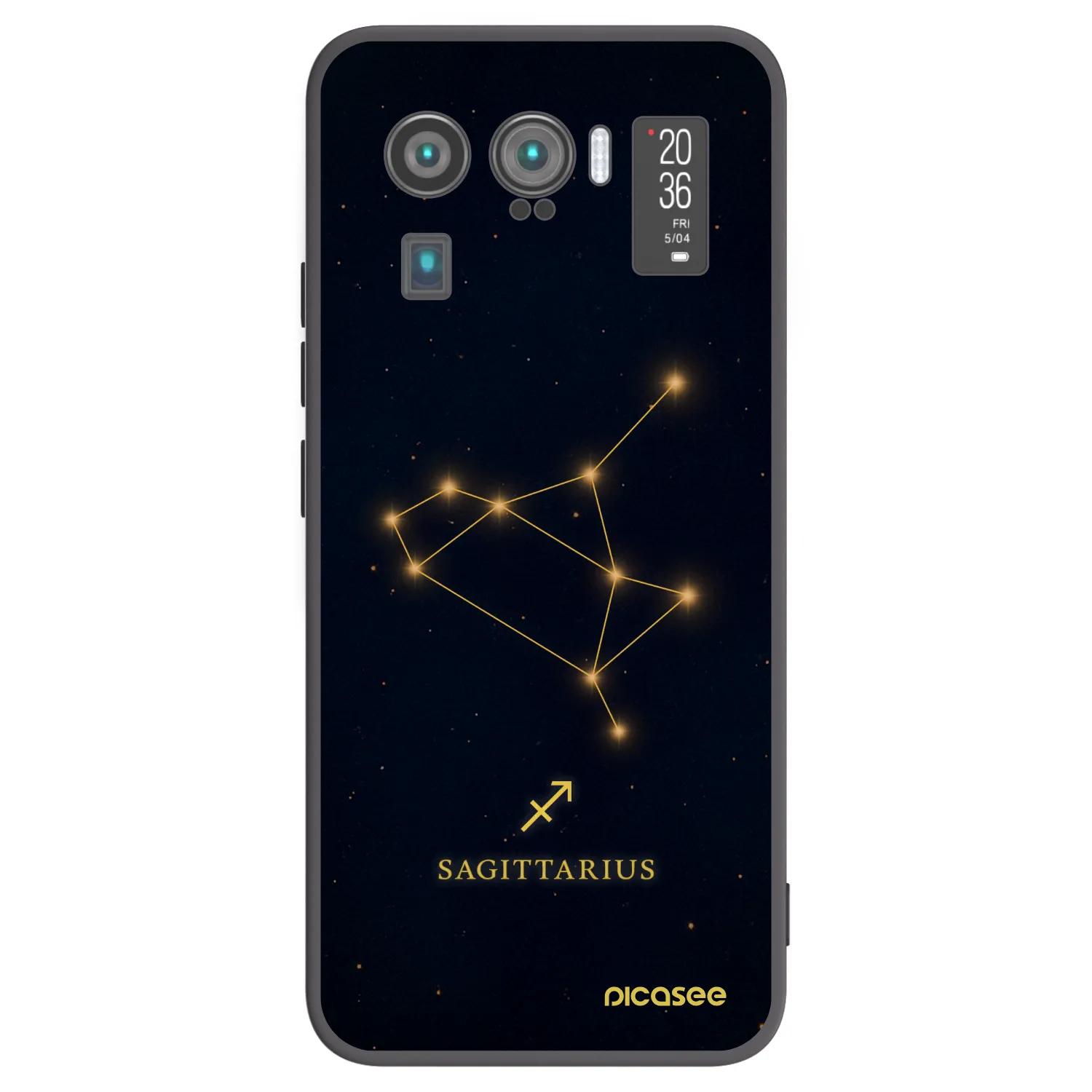 Picasee Xiaomi Mi 11 Ultra Hülle - Schwarzes Silikon - SAGITTARIUS