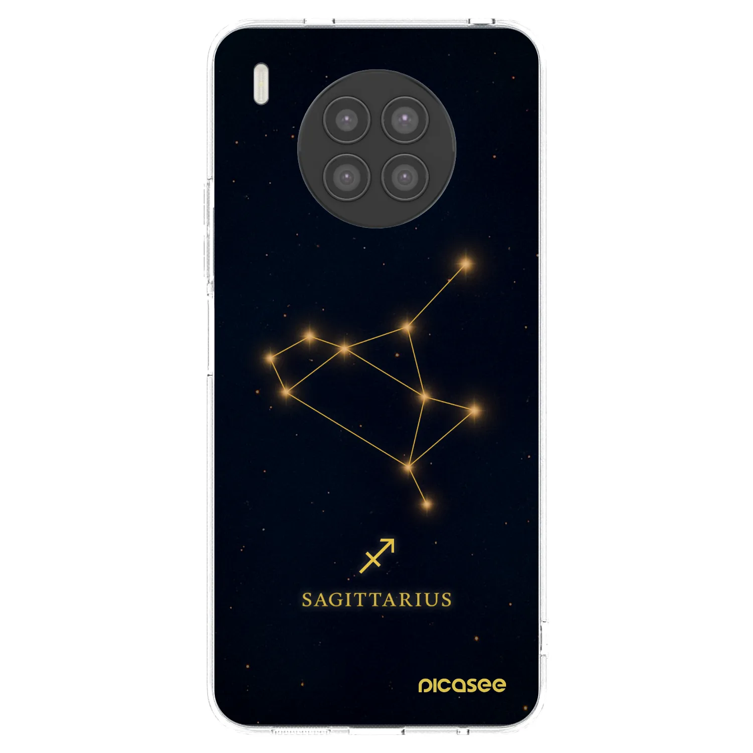 Picasee Huawei Nova 8i Hülle - Transparentes Silikon - SAGITTARIUS