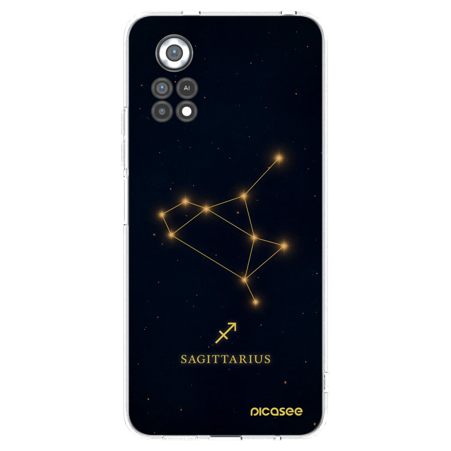 Picasee Xiaomi Poco X4 Pro 5G Hülle - Transparentes Silikon - SAGITTARIUS