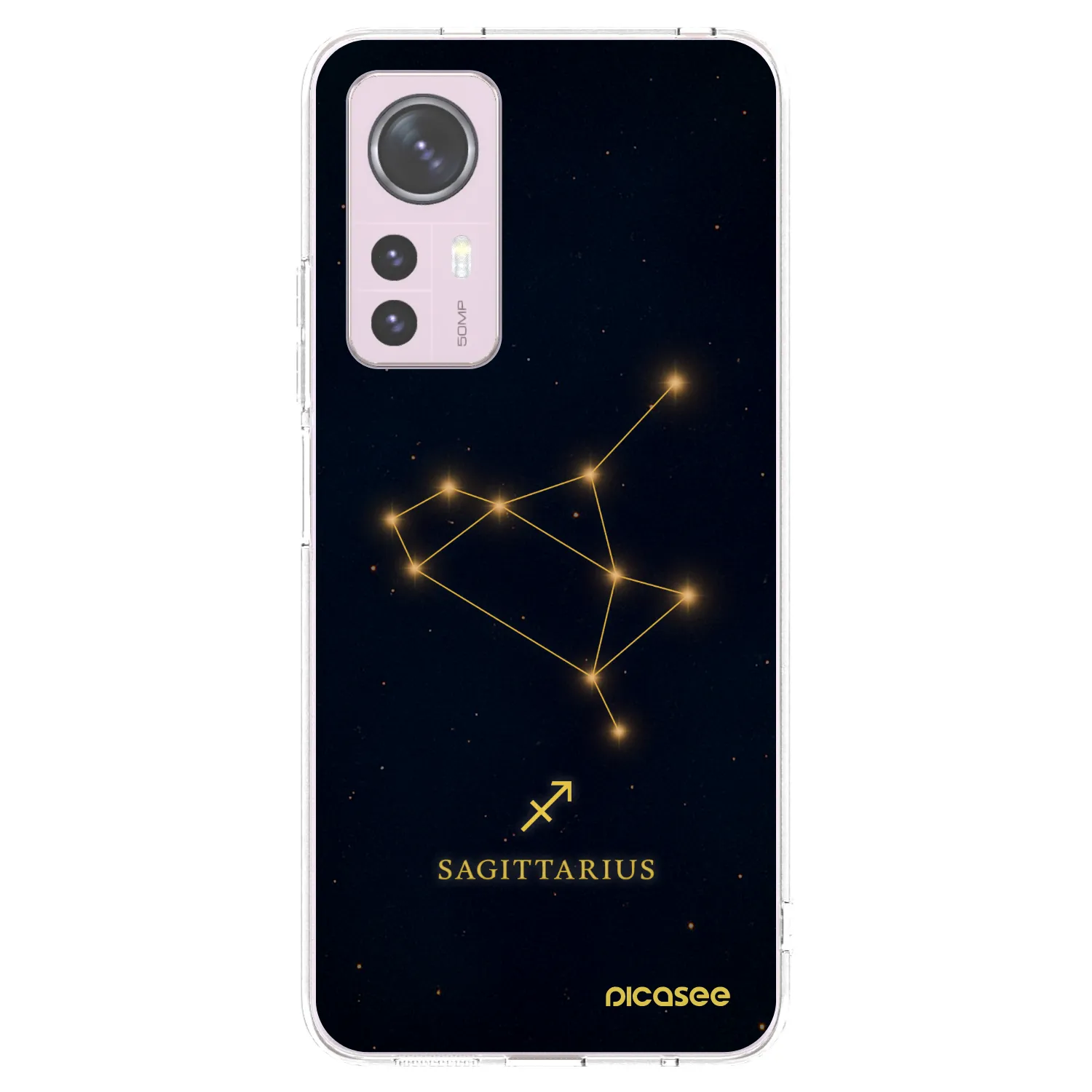 Picasee Xiaomi 12 Hülle - Transparentes Silikon - SAGITTARIUS