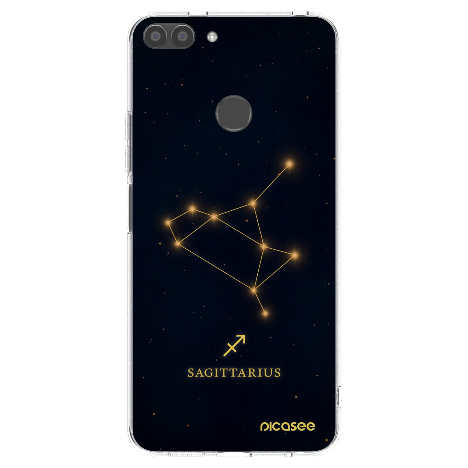 Picasee Huawei P Smart Hülle - Transparentes Silikon - SAGITTARIUS