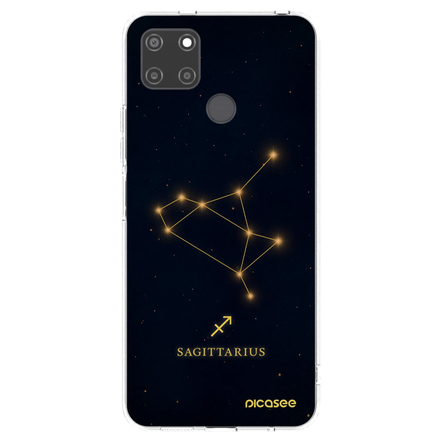 Picasee Realme C21Y Hülle - Transparentes Silikon - SAGITTARIUS