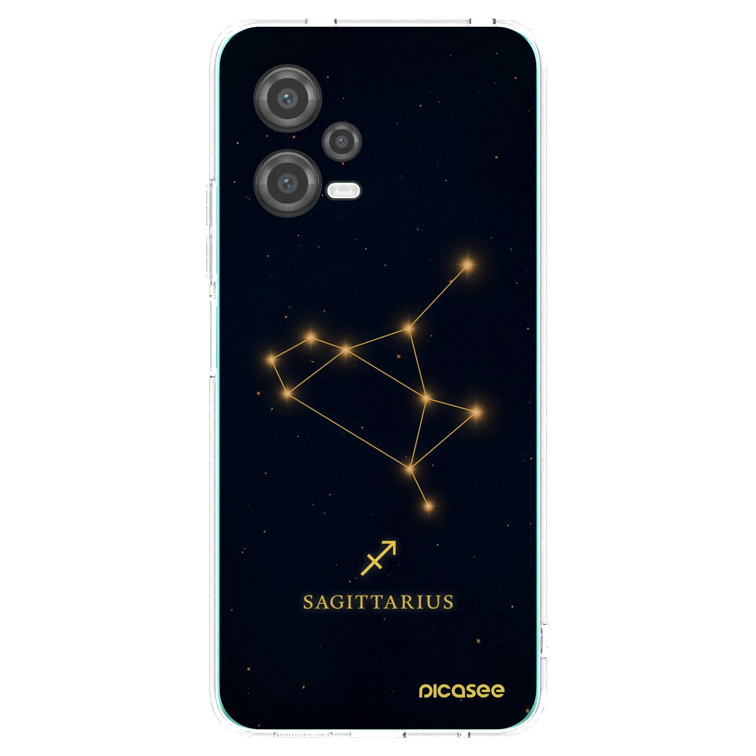 Picasee Xiaomi Poco X5 Hülle - Transparentes Silikon - SAGITTARIUS