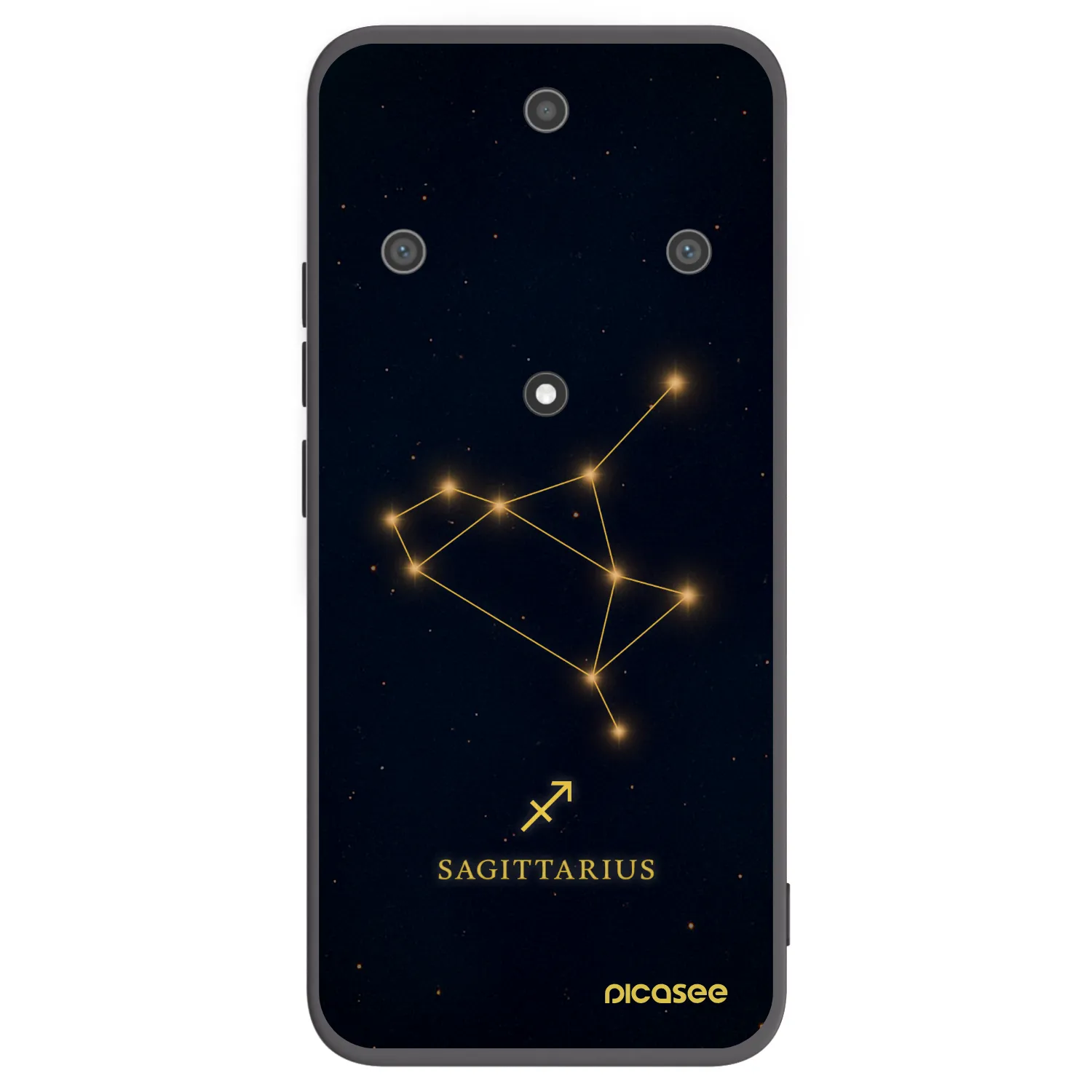 Picasee Honor Magic5 Lite 5G Hülle - Schwarzes Silikon - SAGITTARIUS