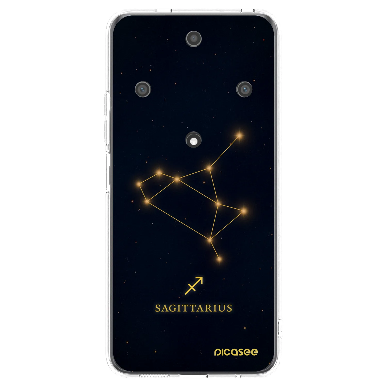 Picasee Honor Magic5 Lite 5G Hülle - Transparentes Silikon - SAGITTARIUS